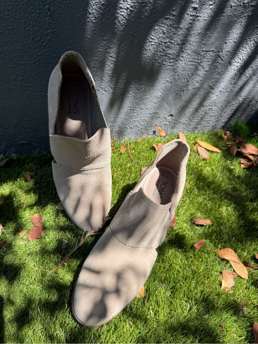 Toms Men's Slip-On Loafers in Taupe Neutral